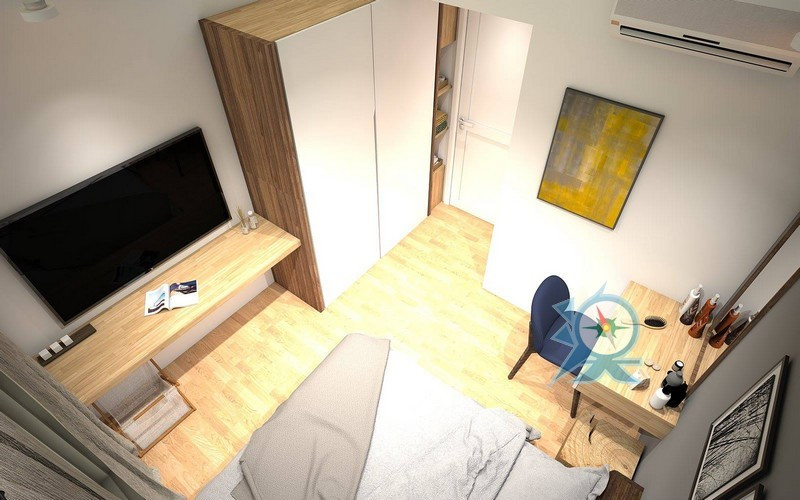 北歐風格獨立居住空間2房設計案例-