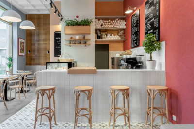 咖啡店設計-48㎡咖啡店